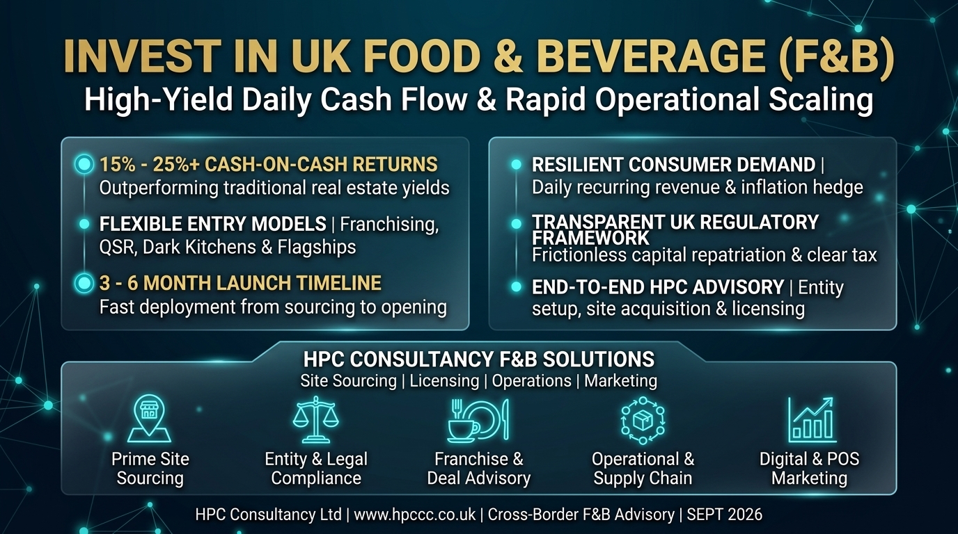 Why Bangladesh Investors Must Consider the UK Food and Beverage Sector as Their Primary Entry Point