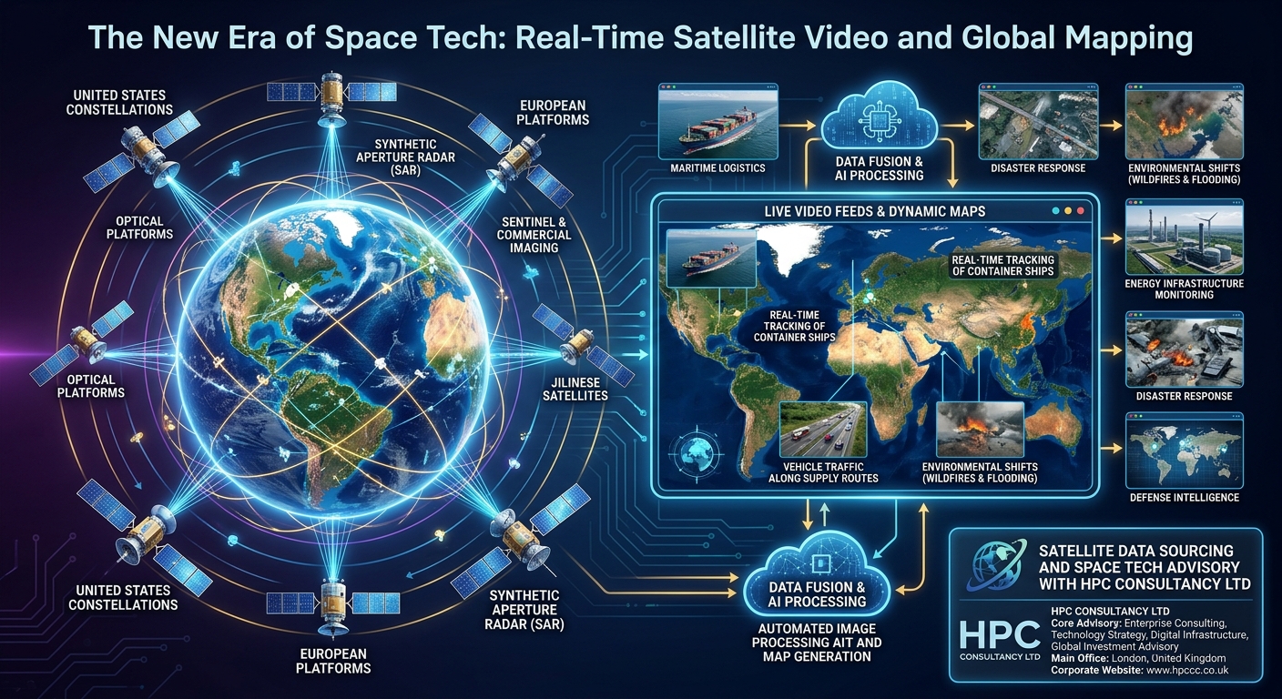 Real-Time Satellite Video and Global Mapping Bangladesh